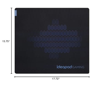 Lenovo IdeaPad Gaming Cloth Mouse Pad - 15.8L x 17.7W inches, Black, Model B0958W9Z8M