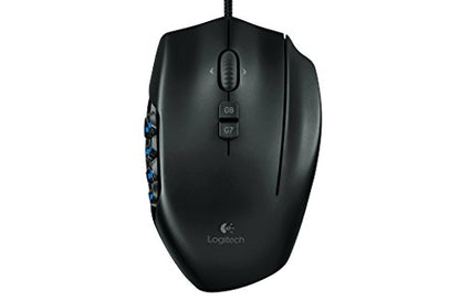 Logitech G600 MMO USB Laser Gaming Mouse - Black - Model 910-003879