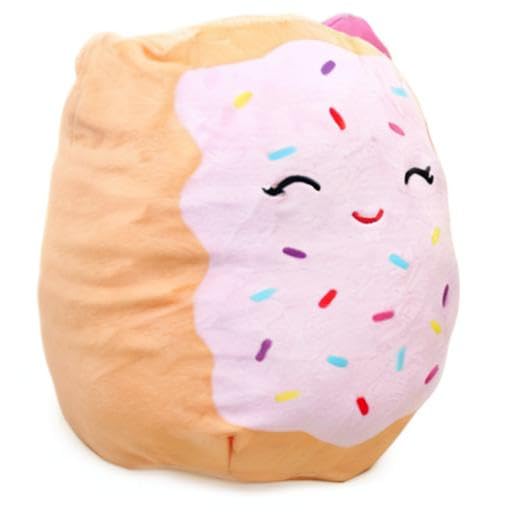 Squishmallow Food Squad Plush Toy - Fresa Frosted Pop Tart, 8 Inch, Soft Polyester Animal, Model CT6619