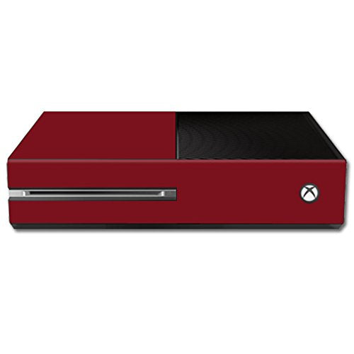 MIGHTY SKINS Xbox One Skin - Solid Burgundy Vinyl Decal, Durable & Easy to Apply, Model MIXBONE-Solid Burgundy