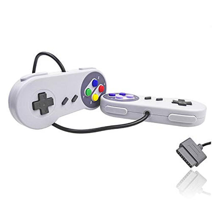 Kinyanco SNES Controller 2-Pack - Gamepad for Original Super Nintendo System
