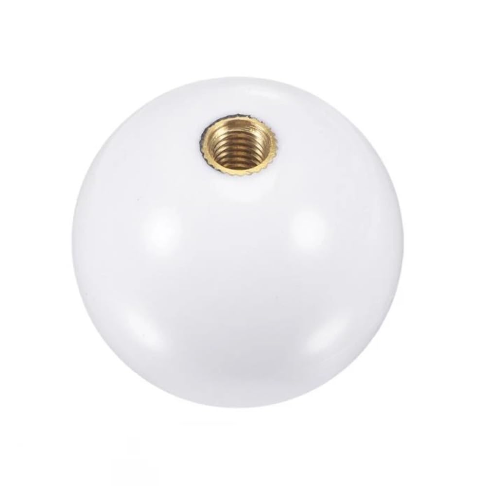 AKUYAO Joystick Ball Top Ball 35mm M6 Screw Hole for Arcade Game Joystick Handle DIY Parts (WHITE)