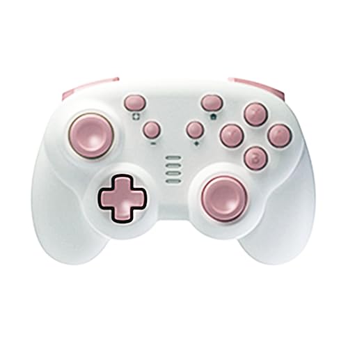 turbX Mini Mate Pro 2.0 Ergonomic Controller for Small Hands (Sakura Pink) - Drift-Free Hall Effect Joysticks  Wireless Bluetooth for Switch  PC  Steam Deck  iOS & Android  Includes Retro Arcade Gift