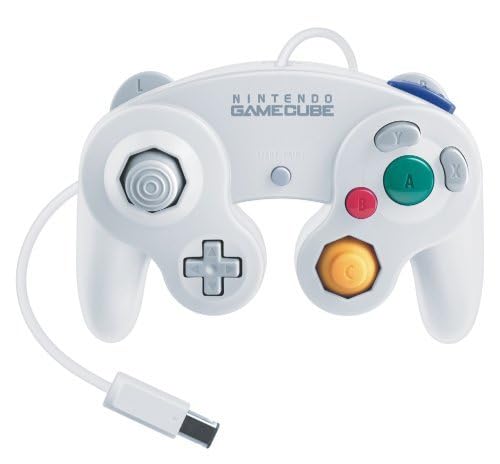 Nintendo Official White Classic Gamecube Controller - Model 4902370516456