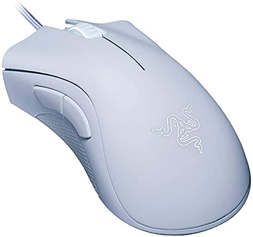 Razer DeathAdder Essential Optical Gaming Mouse - White, Model RZ01-02540200-R3C1, Ergonomic Design for Esports