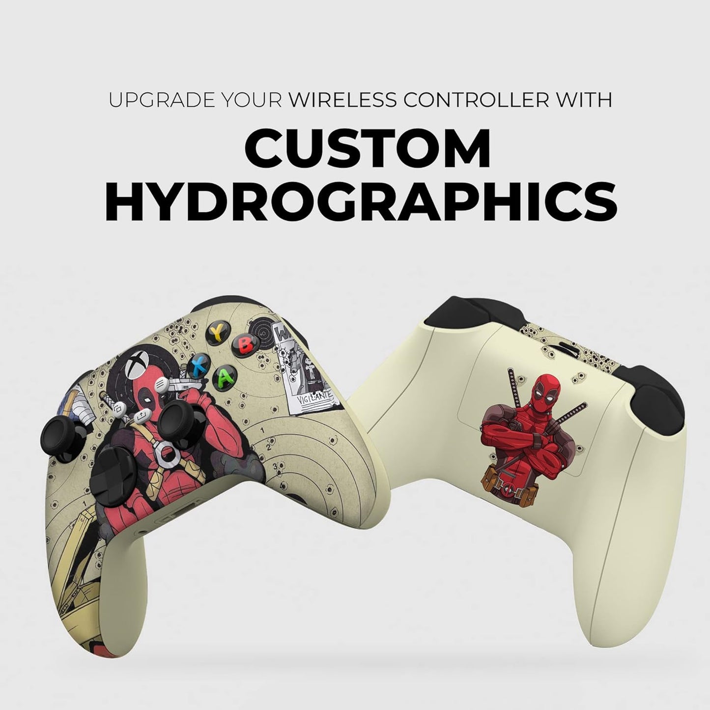 Z Deadpool Headshot Custom Wireless Xbox Controller – Compatible with Xbox One & Series X/S