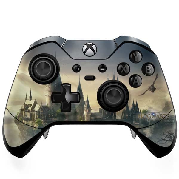 Skinit Decal Gaming Skin Compatible with Xbox One Elite Controller - Officially Licensed Warner Bros Hogwarts Legacy School Design