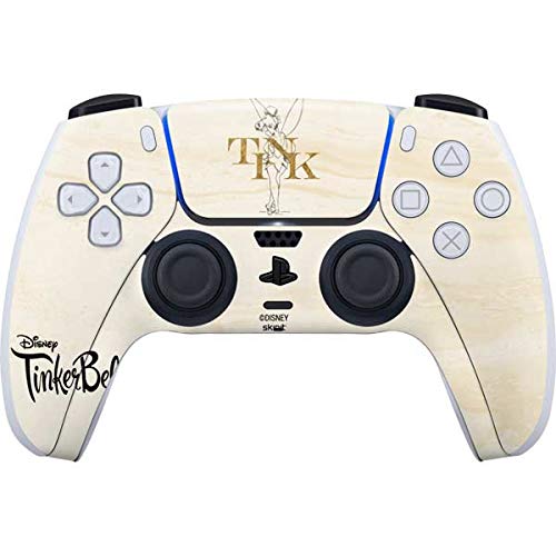 Skinit Decal Gaming Skin Compatible with PS5 Controller - Officially Licensed Disney Tinker Bell Tink Magic Pencil Art Design