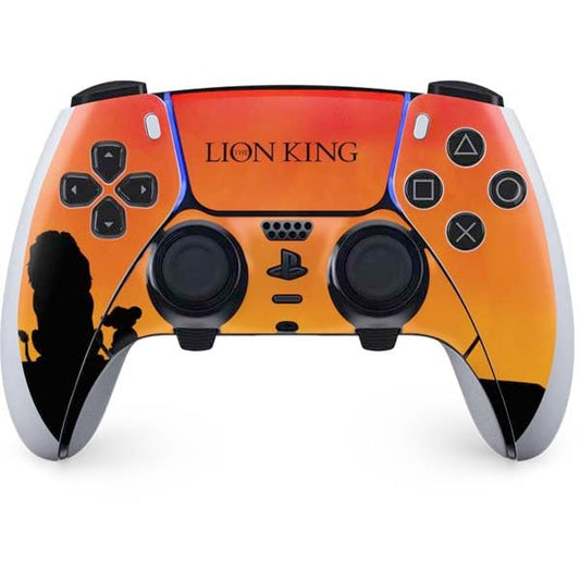 Skinit Decal Gaming Skin Compatible with PS5 DualSense Edge Pro Controller - Officially Licensed Disney The Lion King Movie Poster Art Design
