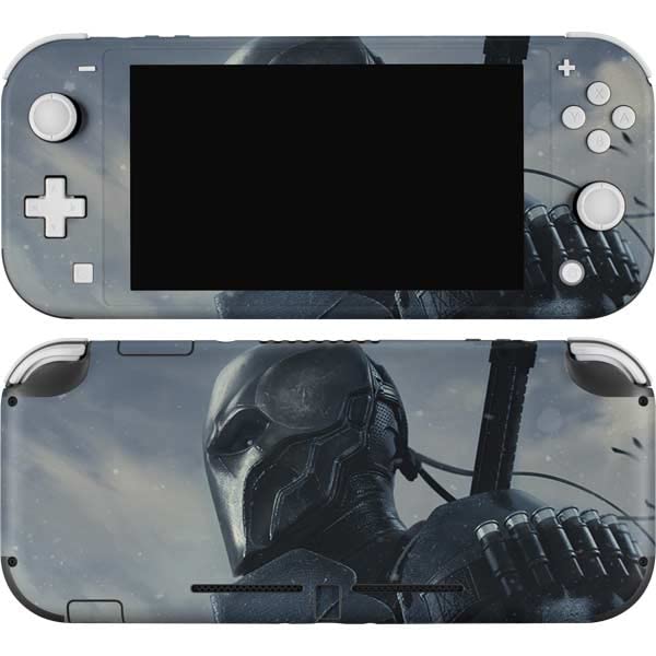Skinit Decal Gaming Skin Compatible with Nintendo Switch Lite - Officially Licensed DC Comics Arkham Origins Deathstroke Design
