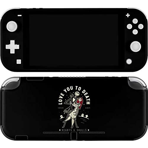 Skinit Decal Gaming Skin Compatible with Nintendo Switch Lite - Officially Licensed Disney The Nightmare Before Christmas Love You to Death Design