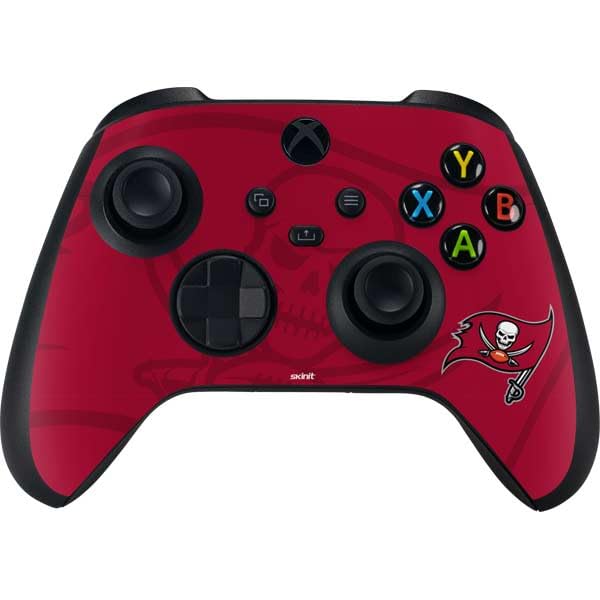 Skinit Decal Gaming Skin Compatible with Xbox Series X Controller - Officially Licensed NFL Tampa Bay Buccaneers Double Vision Design