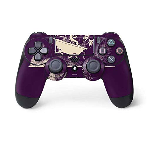 Skinit Decal Gaming Skin Compatible with PS4 Controller - Officially Licensed Disney The Nightmare Before Christmas Lock Shock and Barrel Art Design