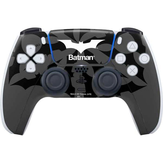Skinit Decal Gaming Skin Compatible with PS5 Controller - Officially Licensed DC Comics Batman Dark Knight Logo Design