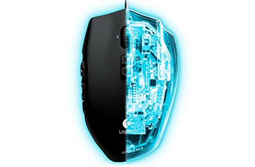 Logitech G600 MMO USB Laser Gaming Mouse - Black - Model 910-003879