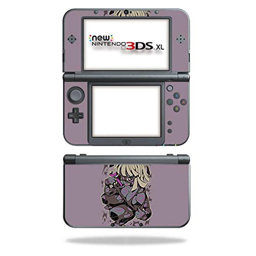 MightySkins Skin Compatible with Nintendo New 3DS XL (2015) - Shadow Girl | Protective, Durable, and Unique Vinyl Decal wrap Cov