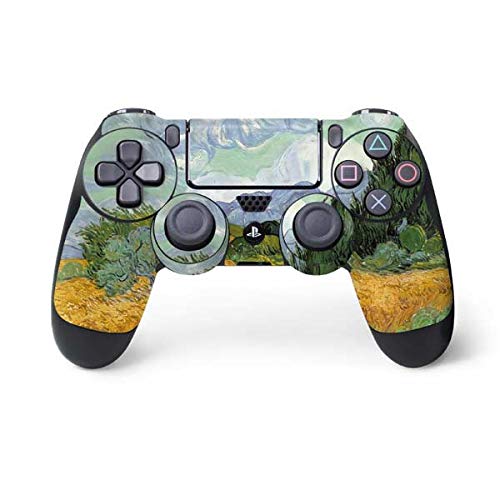 Skinit Decal Gaming Skin Compatible with PS4 Controller - Officially Licensed Van Gogh - Wheatfield with Cypresses by Van Gogh Design