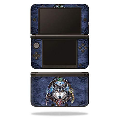 MIGHTY SKINS Nintendo 3DS XL Skin - Wolf Dreamcatcher | Durable Vinyl Wrap | Easy Apply/Remove | Made in the USA
