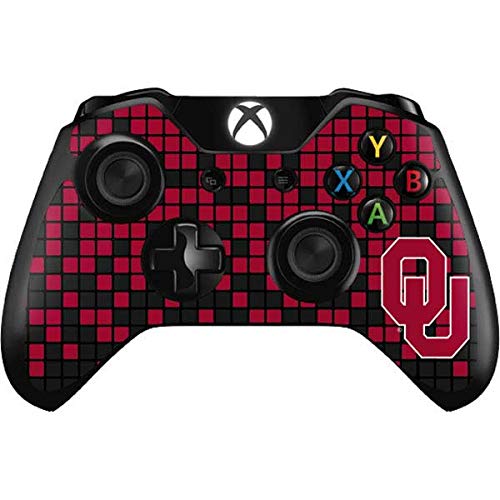 Skinit Decal Gaming Skin Compatible with Xbox One Controller - Officially Licensed University of Oklahoma Sooners Red Digi Design