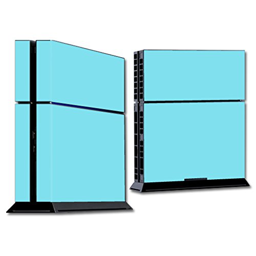 MIGHTY SKINS PS4 Console Wrap Skin - Glossy Baby Blue Sticker for Sony Playstation 4