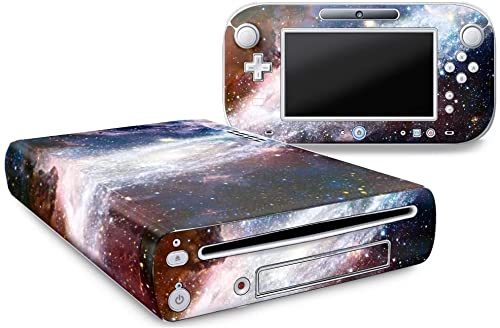 247 Skins Graphics Kit Sticker Decal for Nintendo Wii U & Controllers - Nebula Design, Model 302107-114207-1010