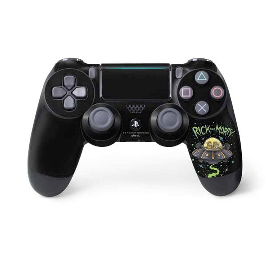 Skinit Decal Gaming Skin Compatible with PS4 Pro/Slim Controller - Officially Licensed Adult Swim Rick and Morty Spaceship Design