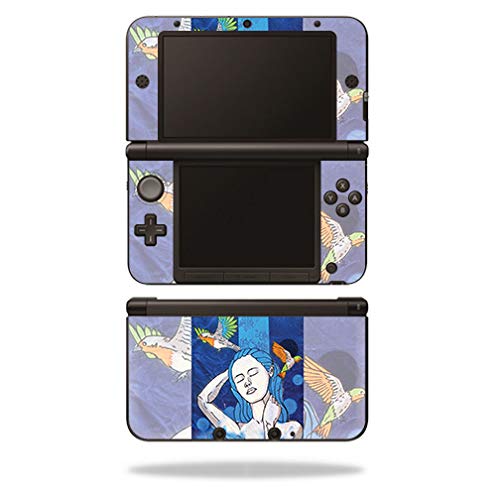 MightySkins Skin Compatible with Nintendo 3DS XL Original (2012-2014) - Bird Woman | Protective, Durable, and Unique Vinyl wrap 