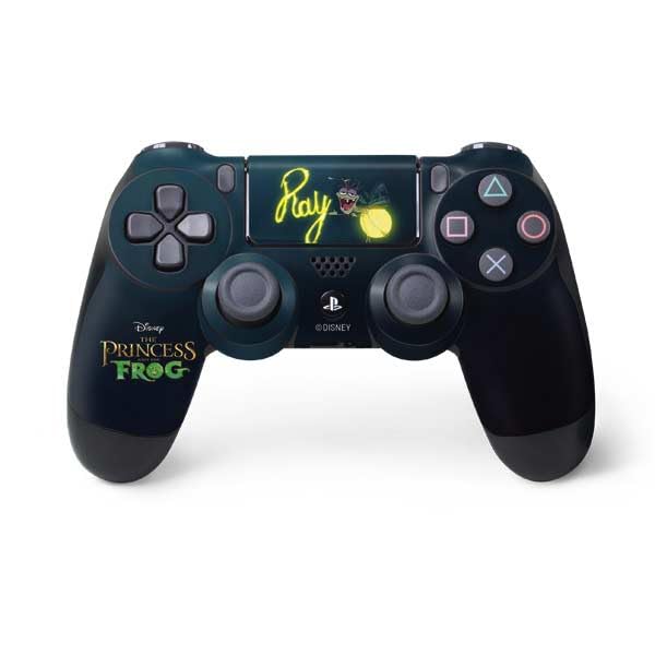 Skinit Decal Gaming Skin Compatible with PS4 Controller - Officially Licensed Disney Princess and The Frog Ray Design