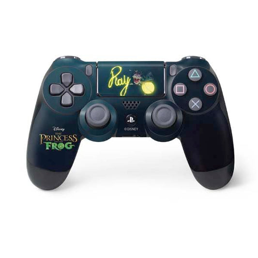 Skinit Decal Gaming Skin Compatible with PS4 Controller - Officially Licensed Disney Princess and The Frog Ray Design