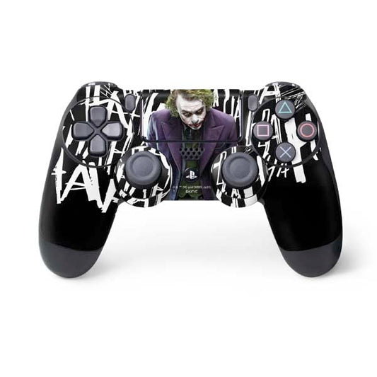 Skinit Decal Gaming Skin Compatible with PS4 Controller - Officially Licensed The Dark Knight Joker Design