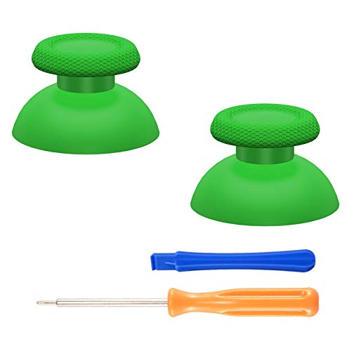 eXtremeRate Green Replacement Thumbsticks for PS5 Controller  Custom Analog Stick Joystick for PS4 Controller Universal