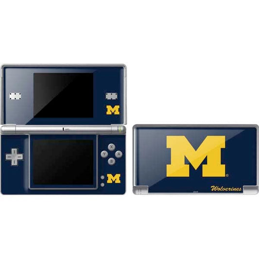 Skinit Decal Gaming Skin Compatible with DS Lite - Officially Licensed College Michigan M Logo Bold Design