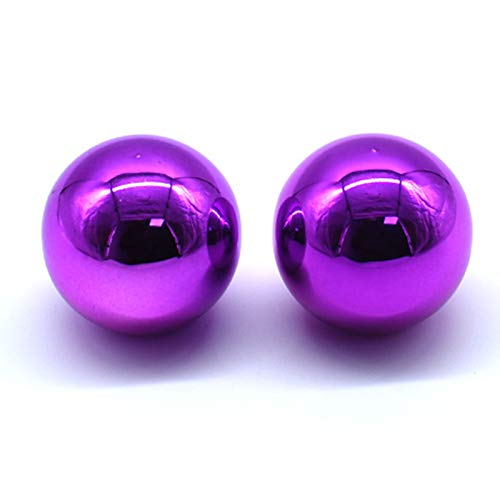 Arcity 2 Pcs Arcade Joystick Ball Top Chrome Handle Rocker Round Head for Arcade Fighting Joystick Game DIY Parts Kit Replacemen