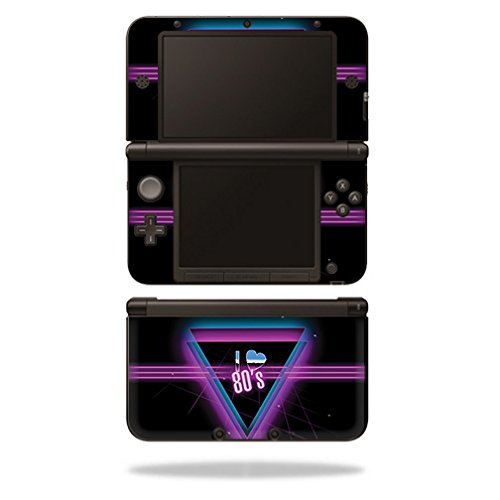 MightySkins Skin Compatible with Nintendo 3DS XL - I Heart 80s | Protective, Durable, and Unique Vinyl Decal wrap Cover | Easy t
