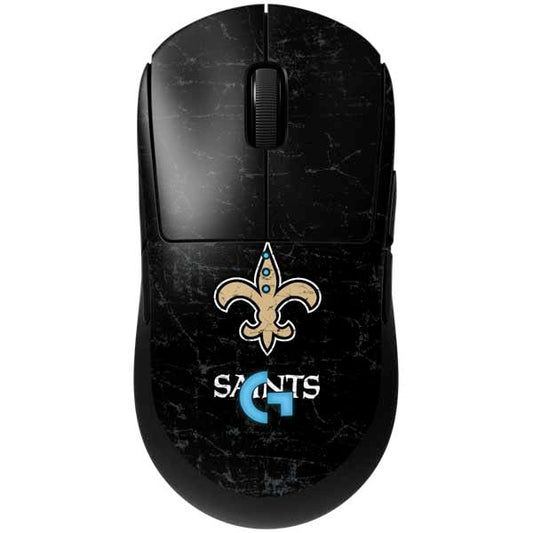 Skinit Decal Other Skin Compatible with G Pro Wireless Gaming Mouse - Officially Licensed NFL New Orleans Saints Distressed Design
