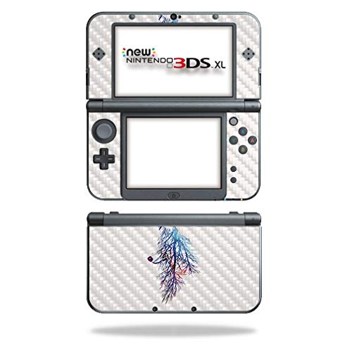 MightySkins Carbon Fiber Skin for Nintendo New 3DS XL (2015) - Roots | Protective  Durable Textured Carbon Fiber Finish | Easy to Apply  Remove  and Change Styles | Made in The USA