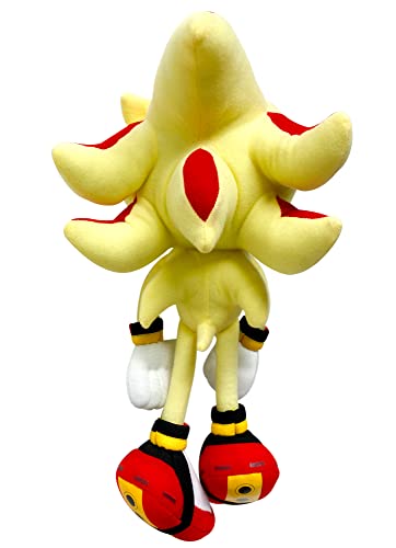 Great Eastern Entertainment Sonic The Hedgehog Super Shadow Plush 10" – Multicolor, Model 52631