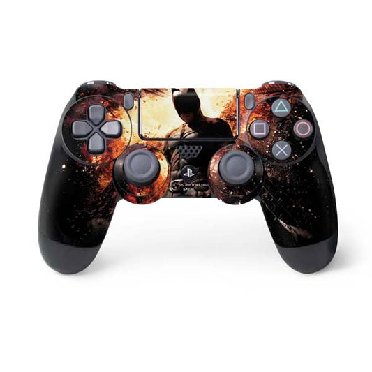 Skinit Decal Gaming Skin Compatible with PS4 Controller - Officially Licensed The Dark Knight Rises Movie Poster Design