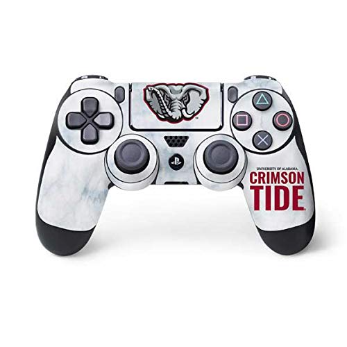 Skinit Decal Gaming Skin Compatible with PS4 Controller - Officially Licensed University of Alabama Crimson Tide Net Design