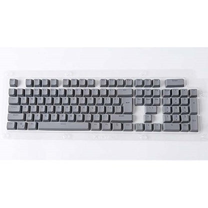 Bossi 104 Keys PBT Backlit Double-shot Keycaps for Cherry MX - Gray, Model TP-K5104