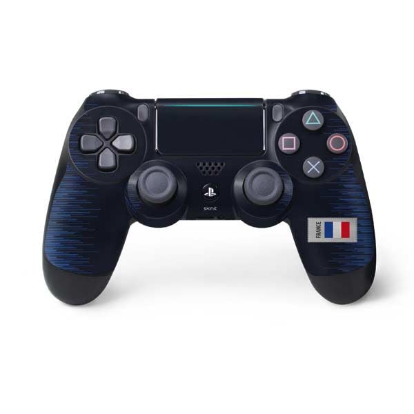 Skinit Decal Gaming Skin Compatible with PS4 Pro/Slim Controller - France Soccer Flag Design