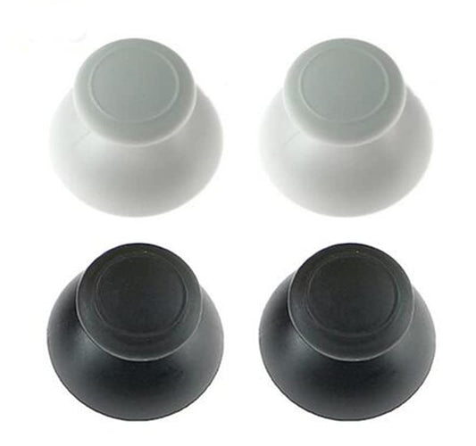 Limentea 3D Analog Joystick Thumb Stick Grip Cap Mushroom Buttton Cap for WII U Pro WiiU Pad Gamepad Replacement (Black)