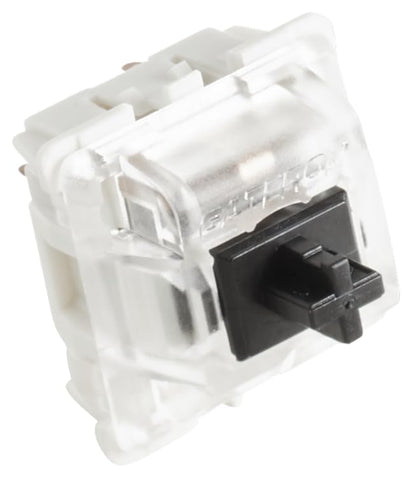 Glorious Gateron Black Mechanical Switches - 120 Pack, 60g Actuation Force, Linear, Ideal for Heavy Typing & Gaming