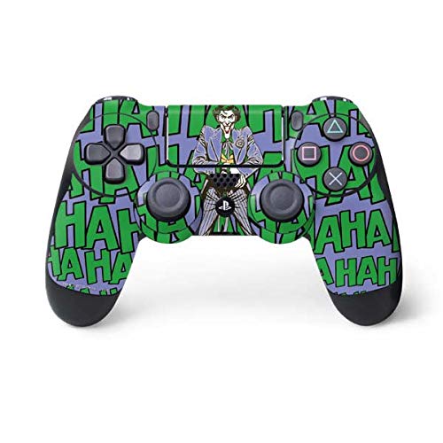 Skinit Decal Gaming Skin Compatible with PS4 Controller - Officially Licensed DC Comics The Joker Vintage Pose Pattern Design