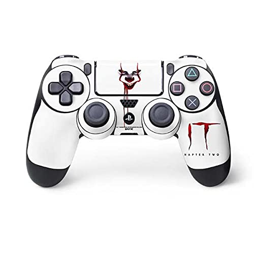 Skinit Decal Gaming Skin Compatible with PS4 Controller - Officially Licensed Warner Bros IT Volume 2 Pennywise Bloody Design