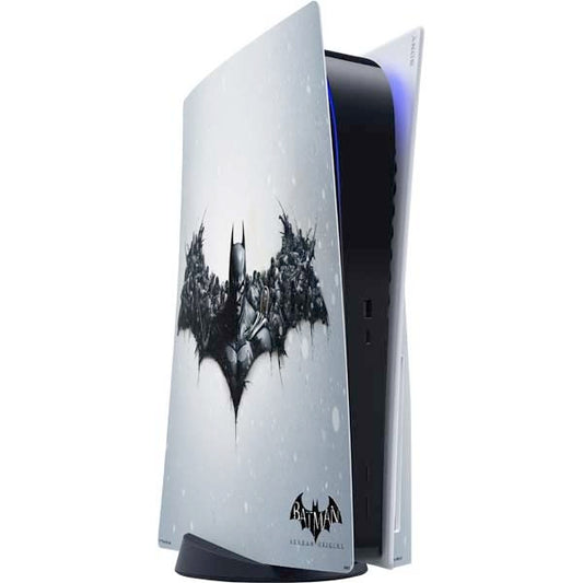 Skinit Decal Gaming Skin Compatible with PS5 Console - Officially Licensed DC Comics Arkham Origins Arkham Logo Design