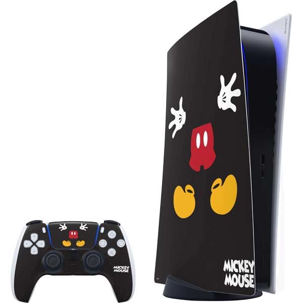Skinit Decal Gaming Skin Compatible with PS5 Bundle - Officially Licensed Disney Mickey Mouse Body Design