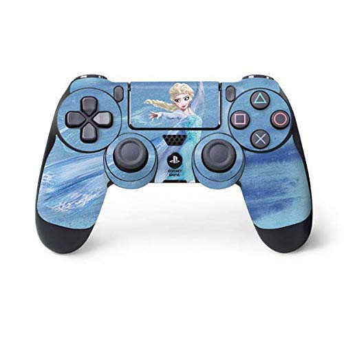 Skinit Decal Gaming Skin Compatible with PS4 Controller - Officially Licensed Disney Frozen Elsa ICY Powers Art Design