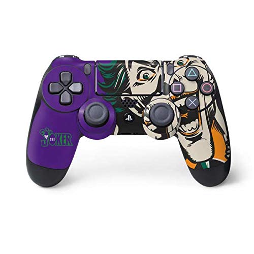 Skinit Decal Gaming Skin Compatible with PS4 Controller - Officially Licensed DC Comics The Joker The Classic Art Design