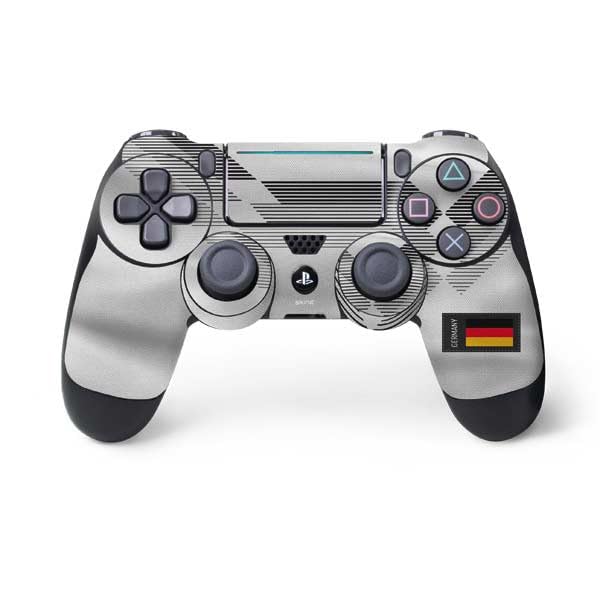 Skinit Decal Gaming Skin Compatible with PS4 Pro/Slim Controller - Germany Soccer Flag Design